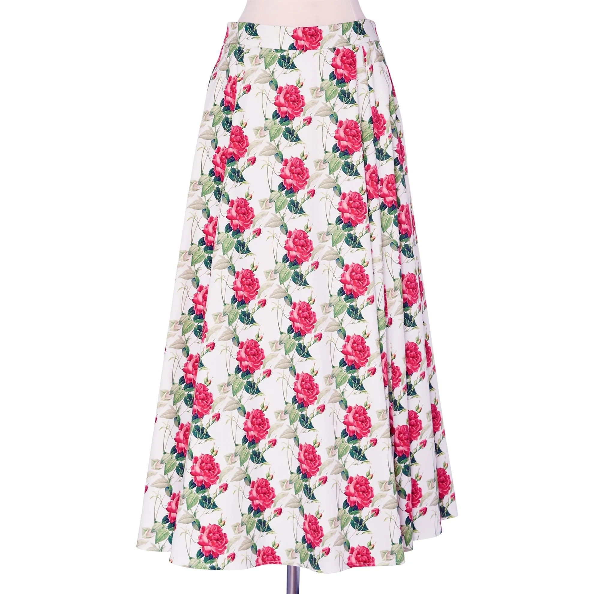 1940s Rose Circle Skirt