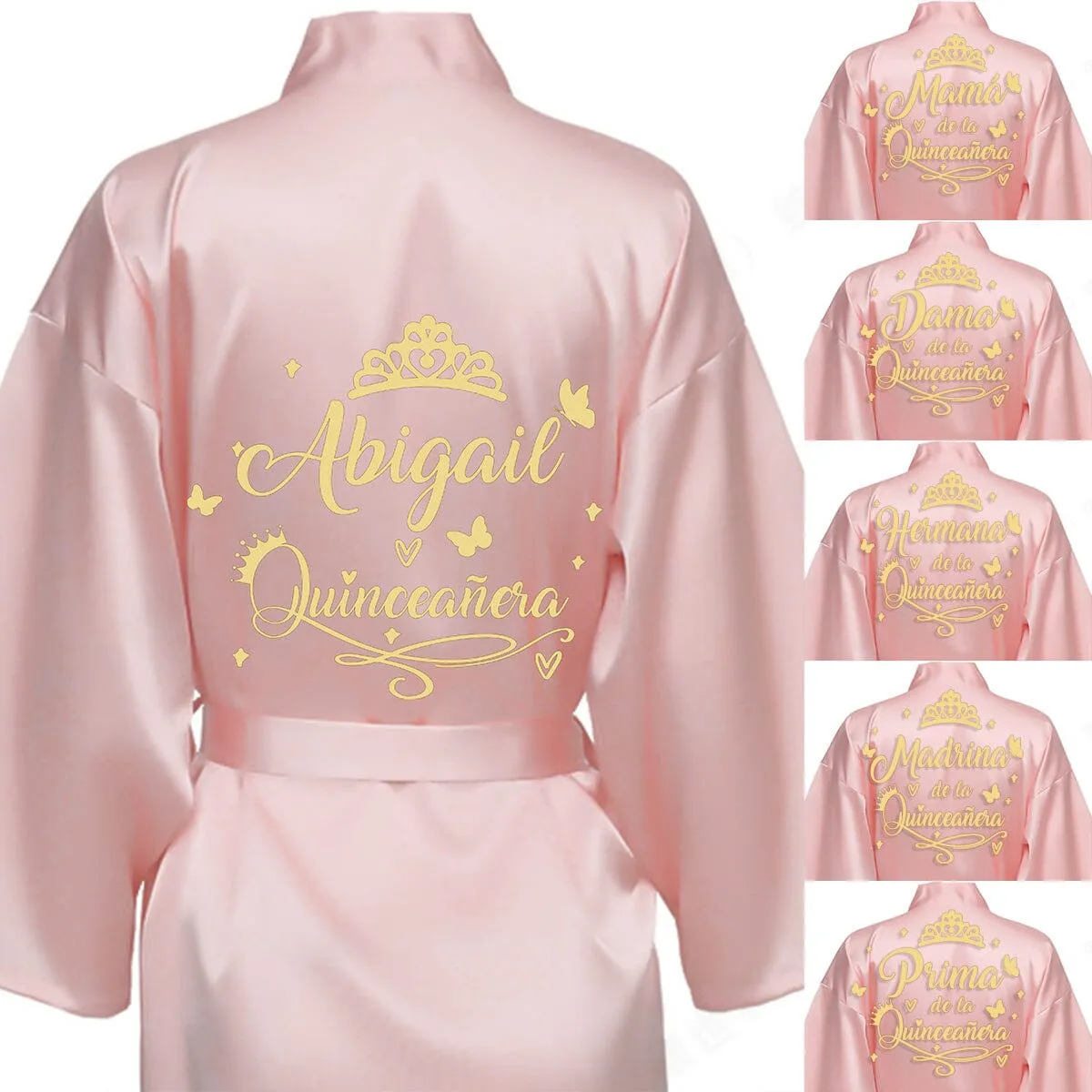 2 Batas quinceanera Rose Gold