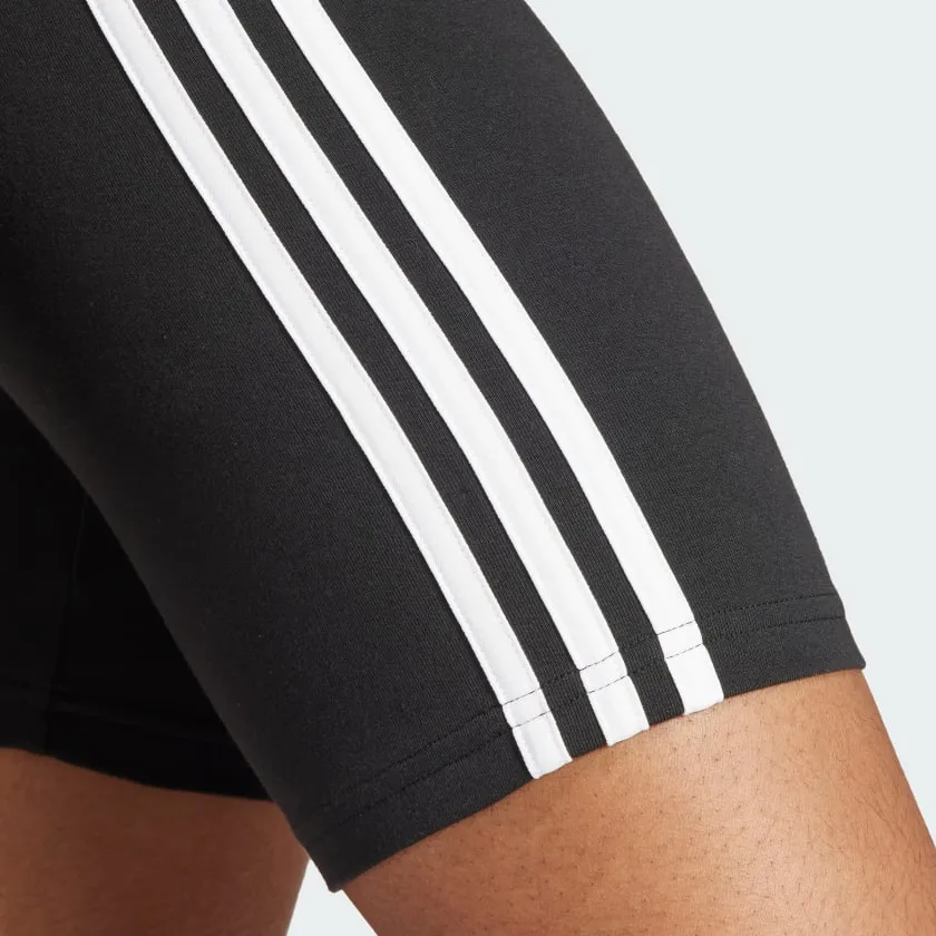 ADIDAS ESSENTIALS 3-STRIPES BIKE SHORTS - WOMEN - BLACK