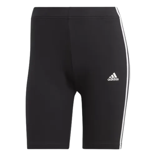 ADIDAS ESSENTIALS 3-STRIPES BIKE SHORTS - WOMEN - BLACK