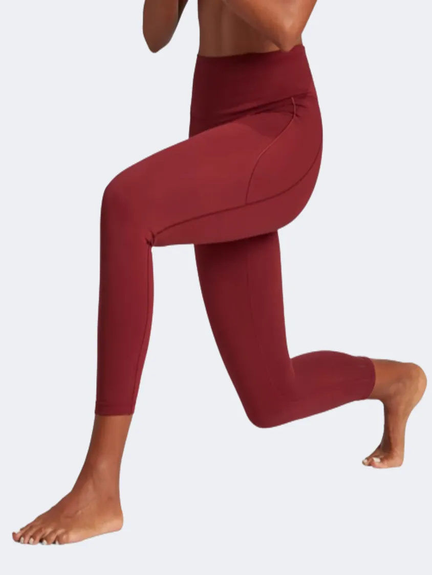 Adidas Yoga Studio 7/8 Women Training Tight Shadow Red