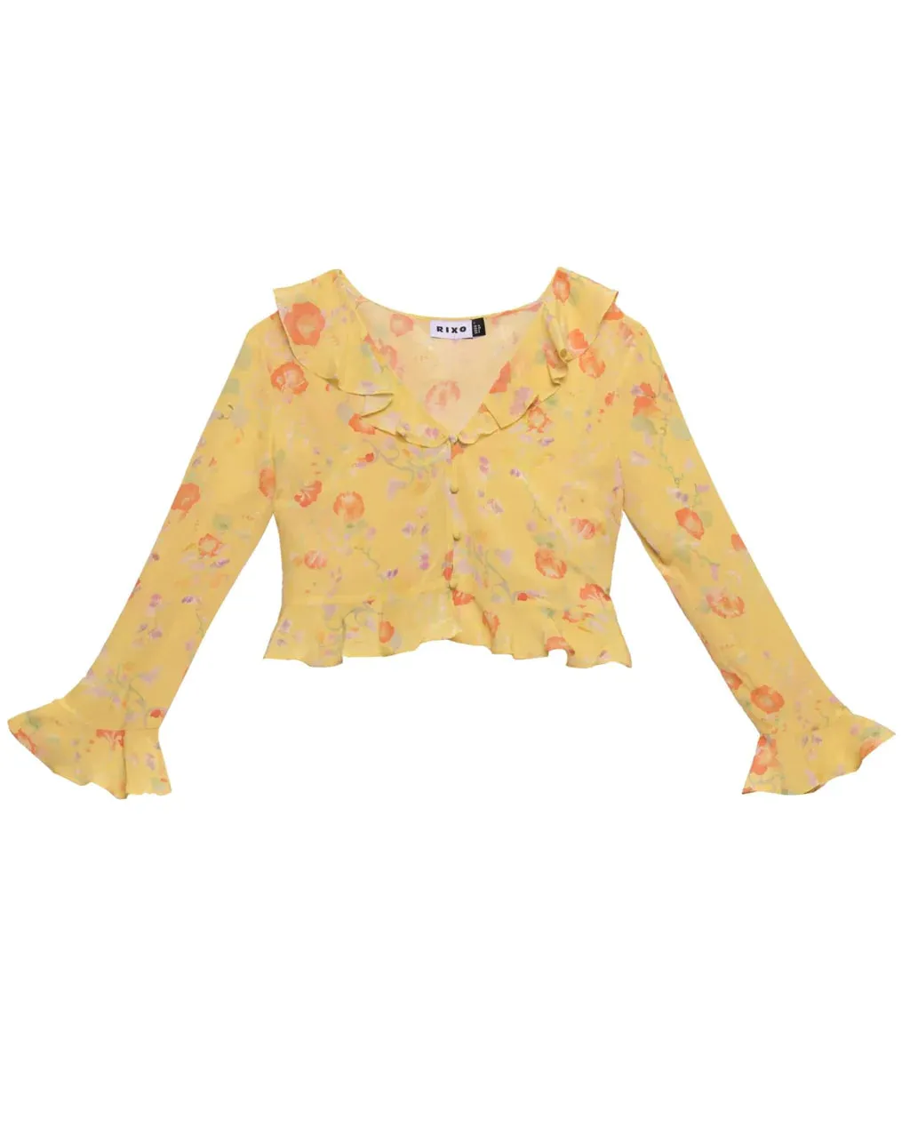 AMAYA TOP - WATERBLOSSOM YELLOW