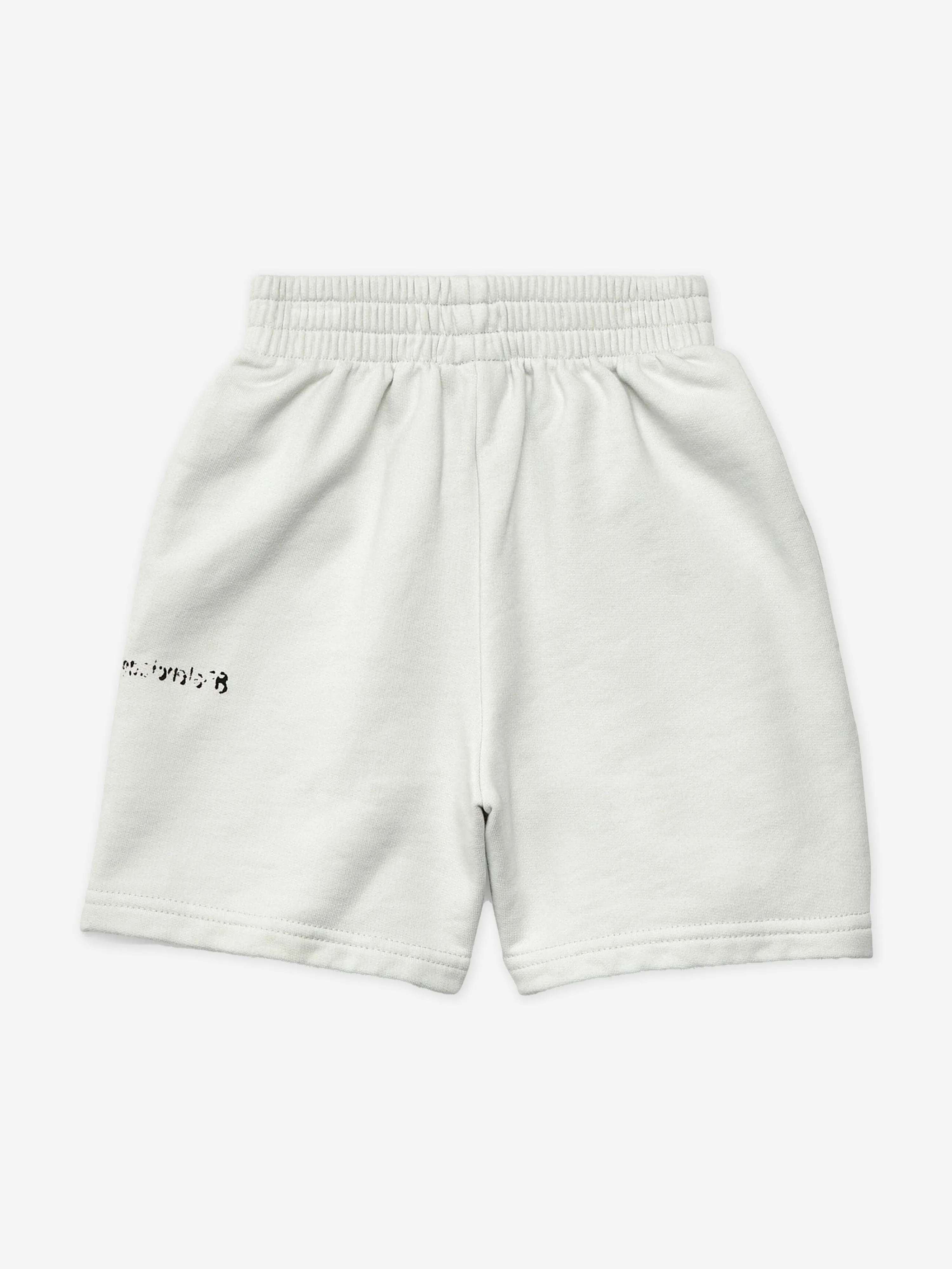 Balenciaga Kids Logo Jogging Shorts in White