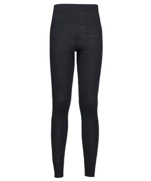 Black - Merino wool thermal trousers