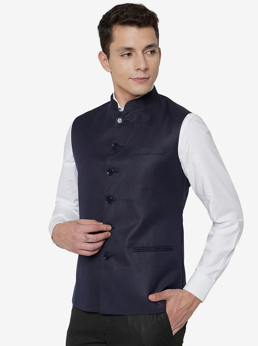 Blue Waist Coat | Greenfibre