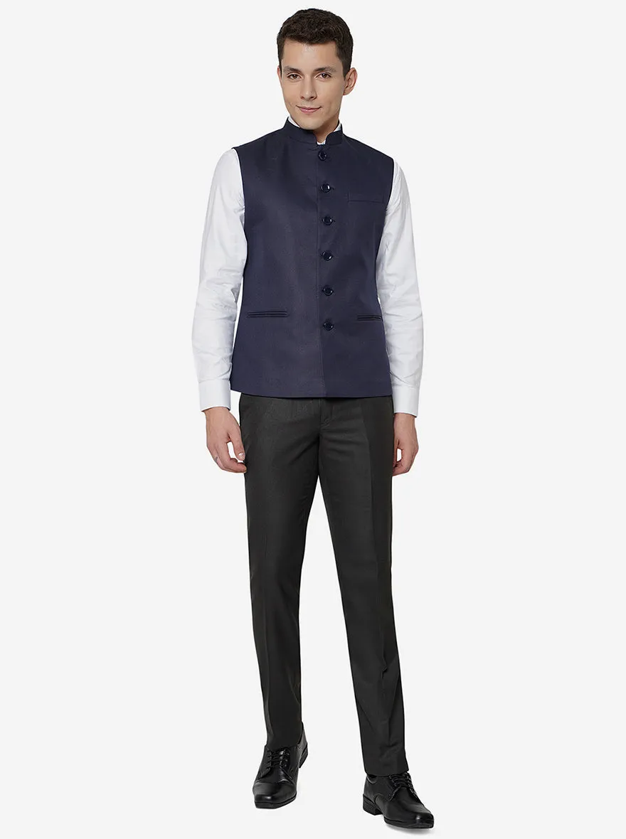 Blue Waist Coat | Greenfibre