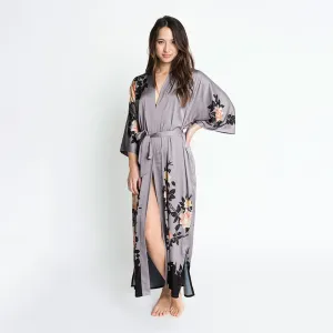 Blush Rose Long Kimono Robe