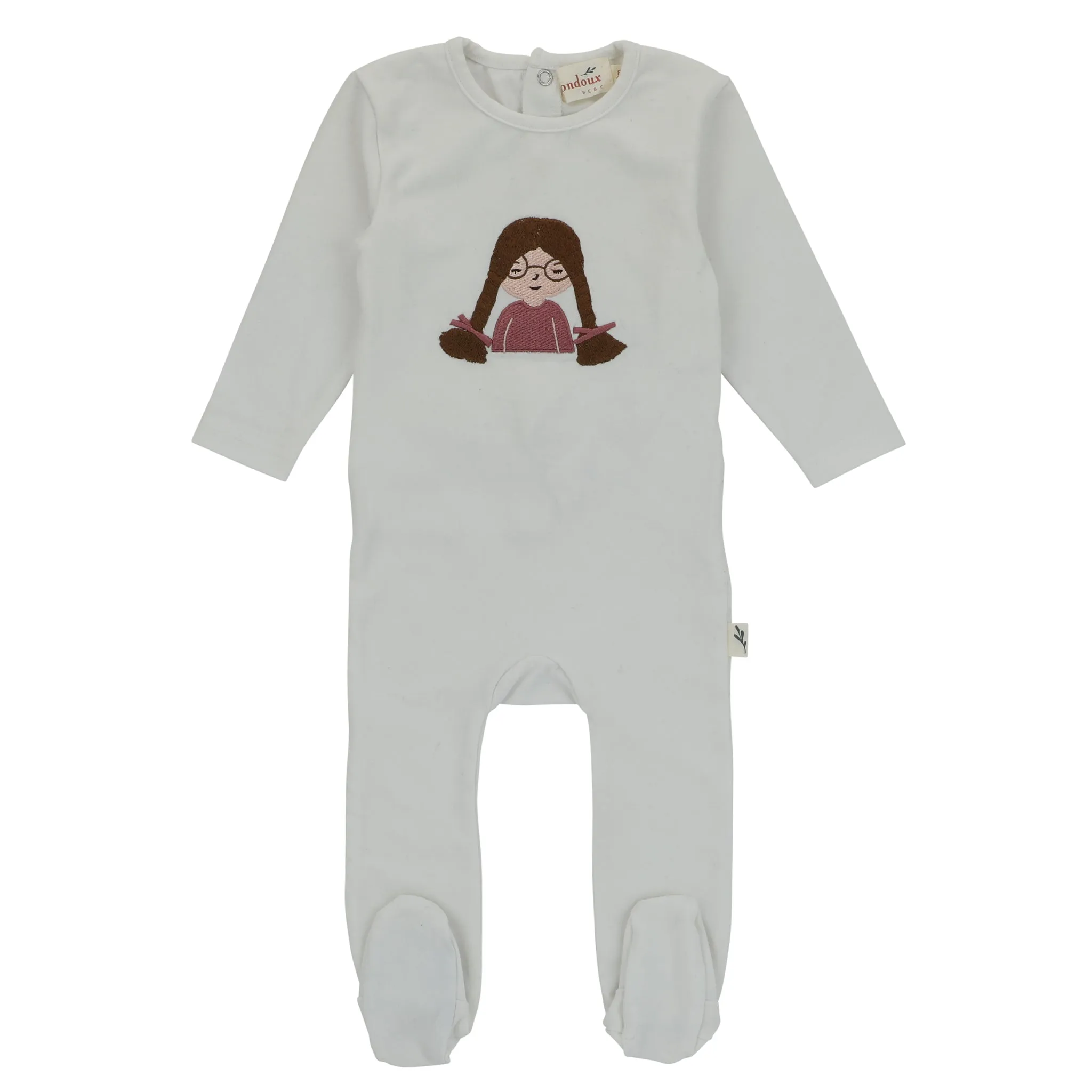 Bondoux Doll Print Footie