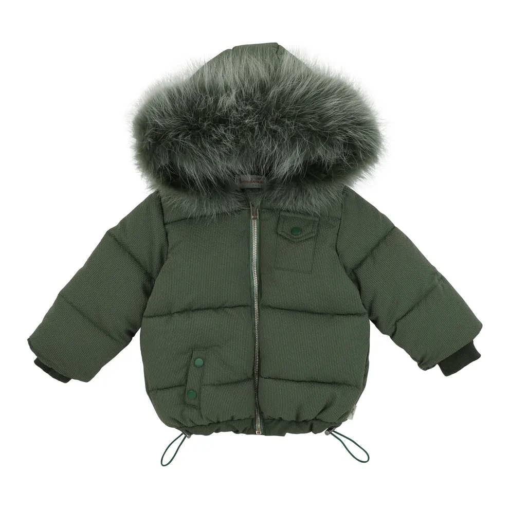 Bondoux Textured Fabric Jacket Boys