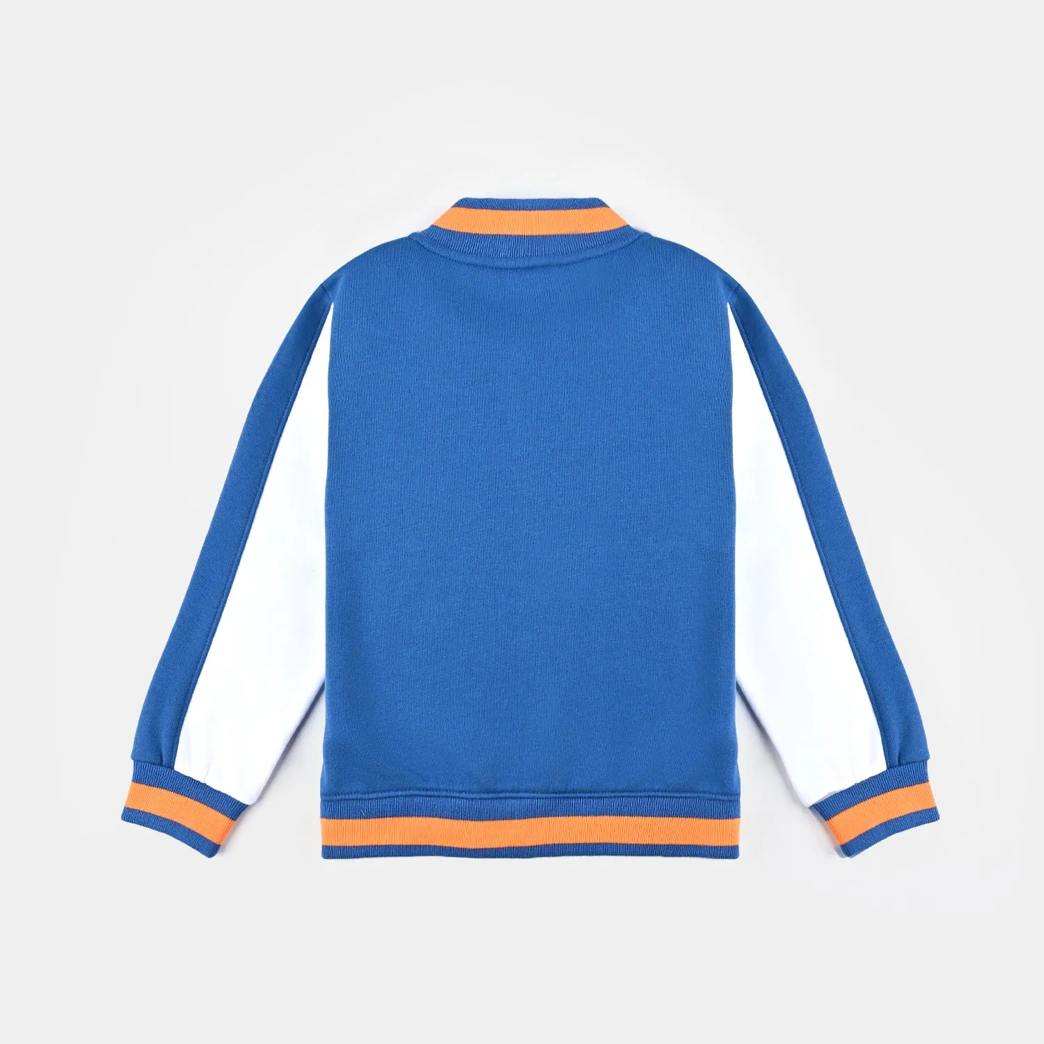 Boys Fleece Knitted Jacket Champion-Blue