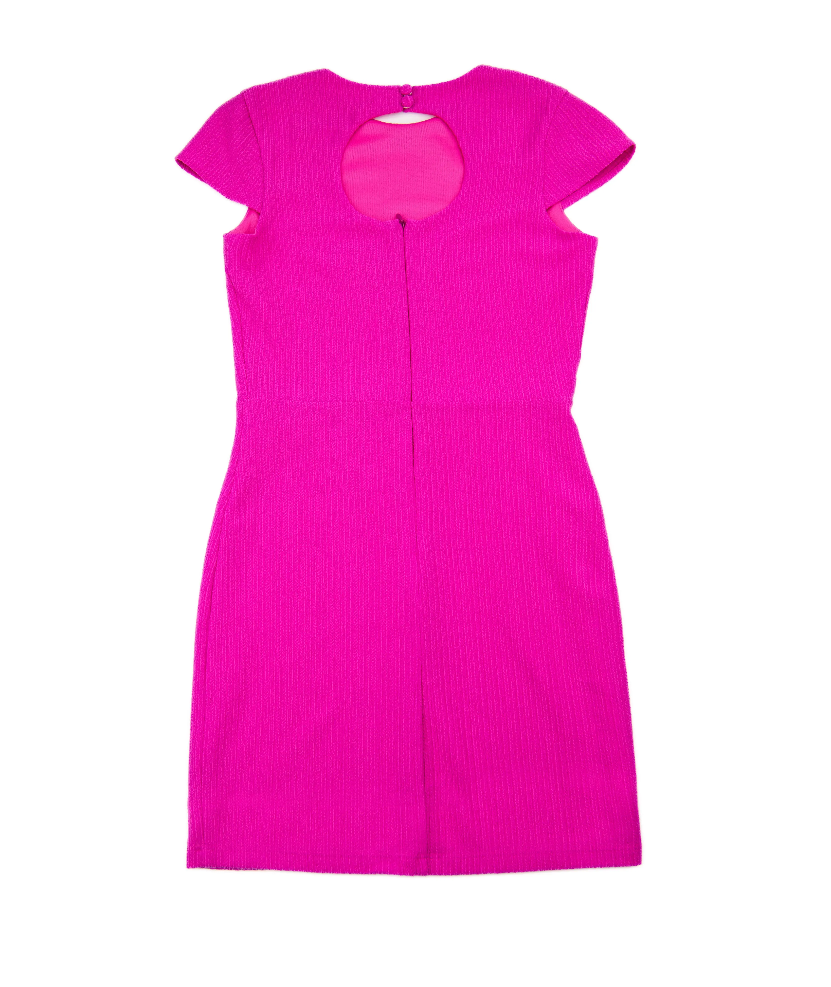 By Debra Girls Hot Pink Open Back Sheath Dress