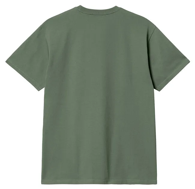 Carhartt WIP Mens Chase T Shirt Duck Green / Gold