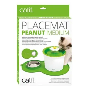 Catit Placemat Peanut Medium Green