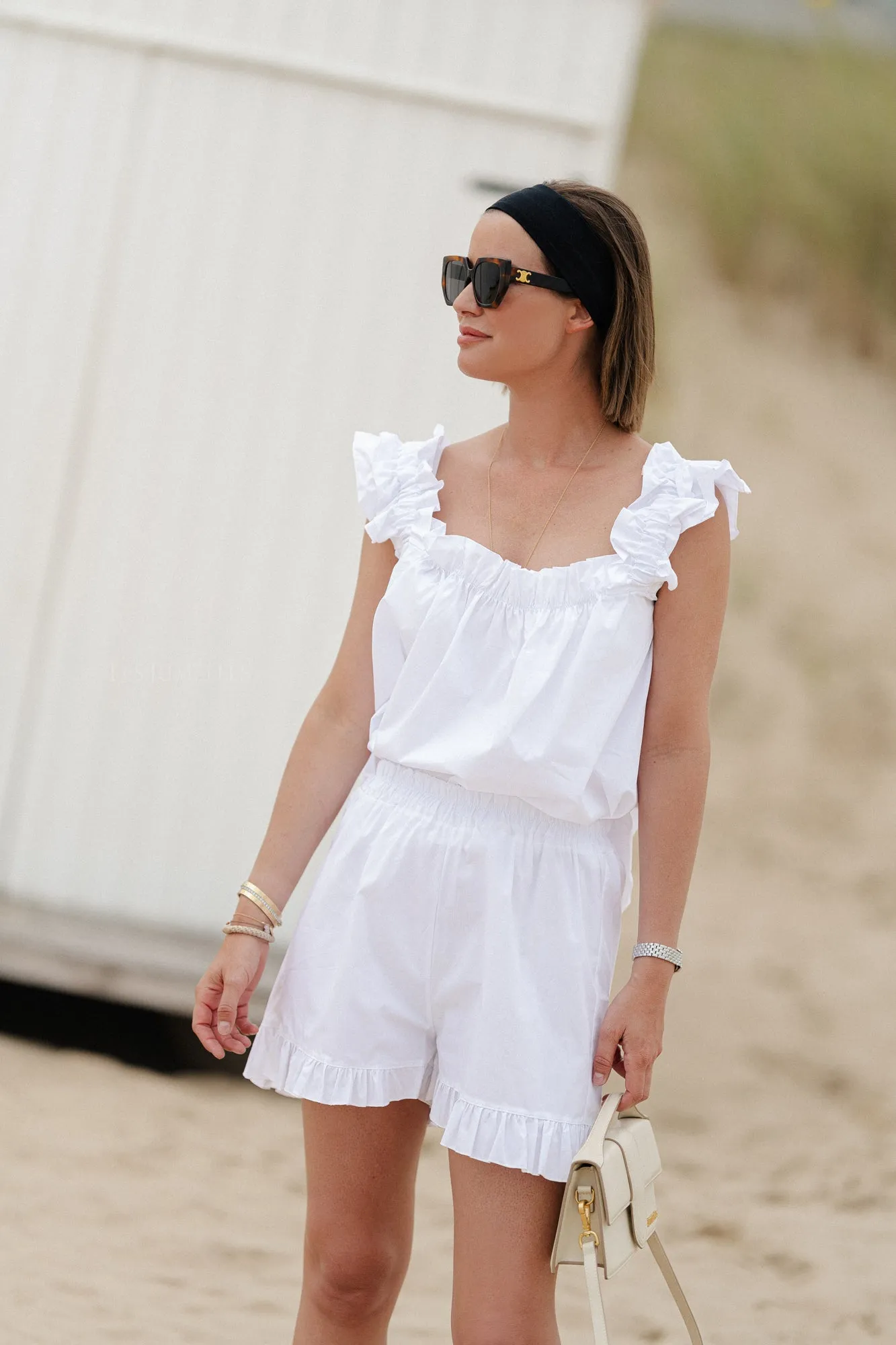 Coralie shorts white