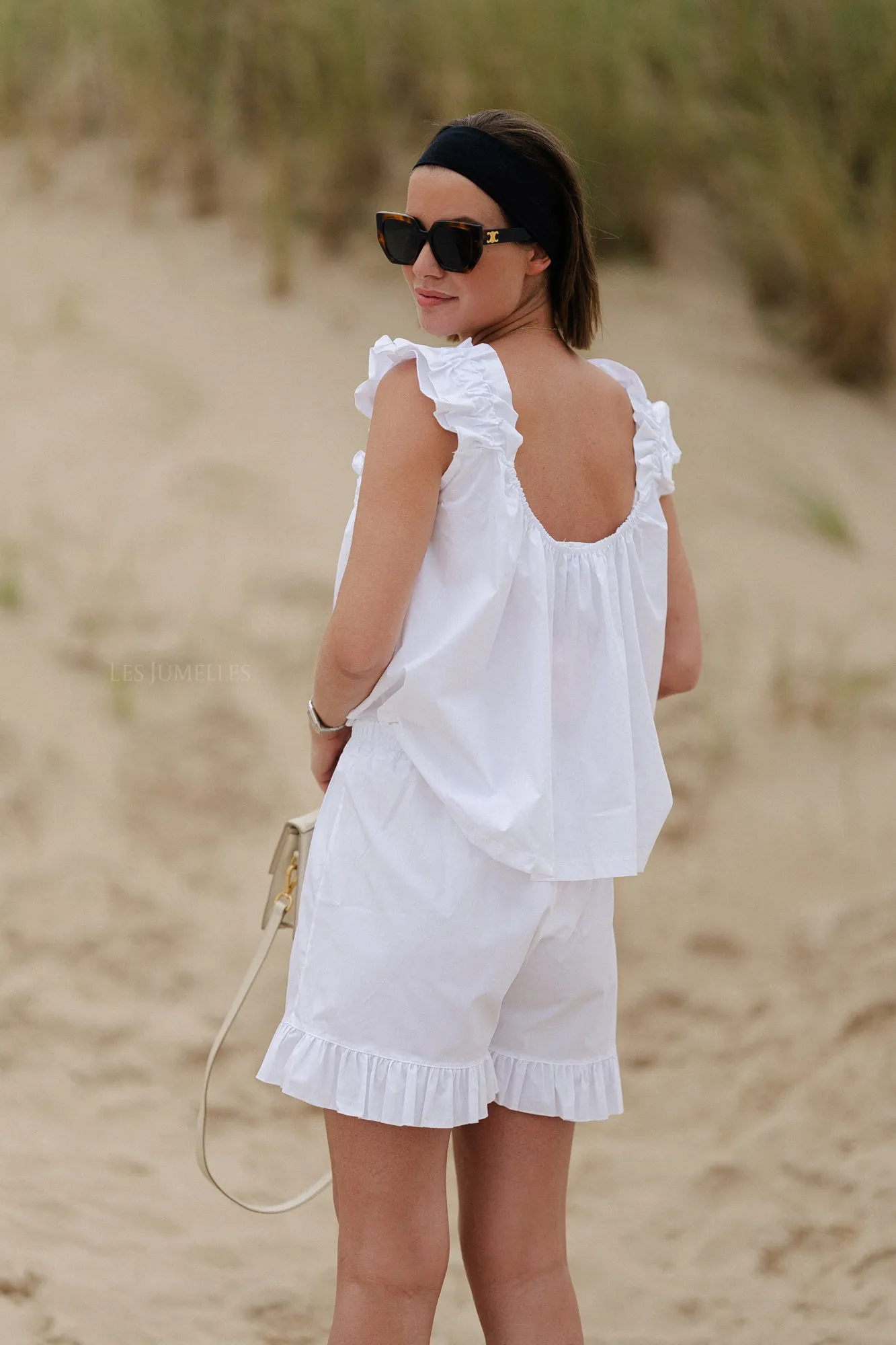 Coralie shorts white