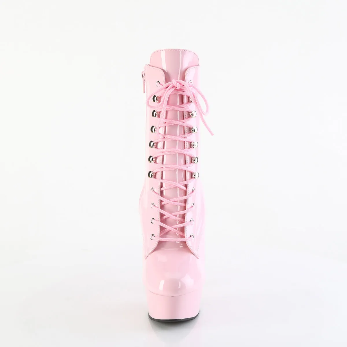 Delight-1020 Baby Pink Ankle Boots