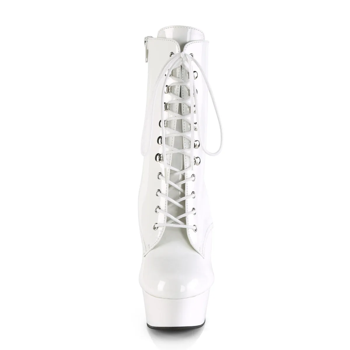 Delight-1020 White Ankle Boots