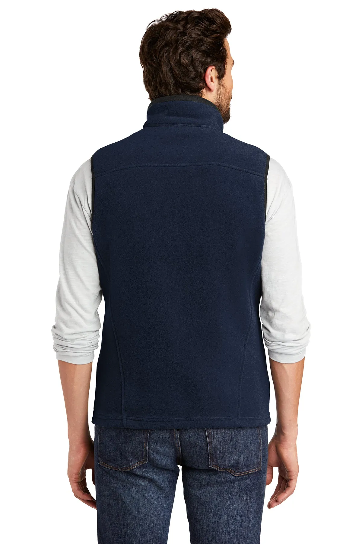 Eddie Bauer Branded Fleece Vests, River Blue