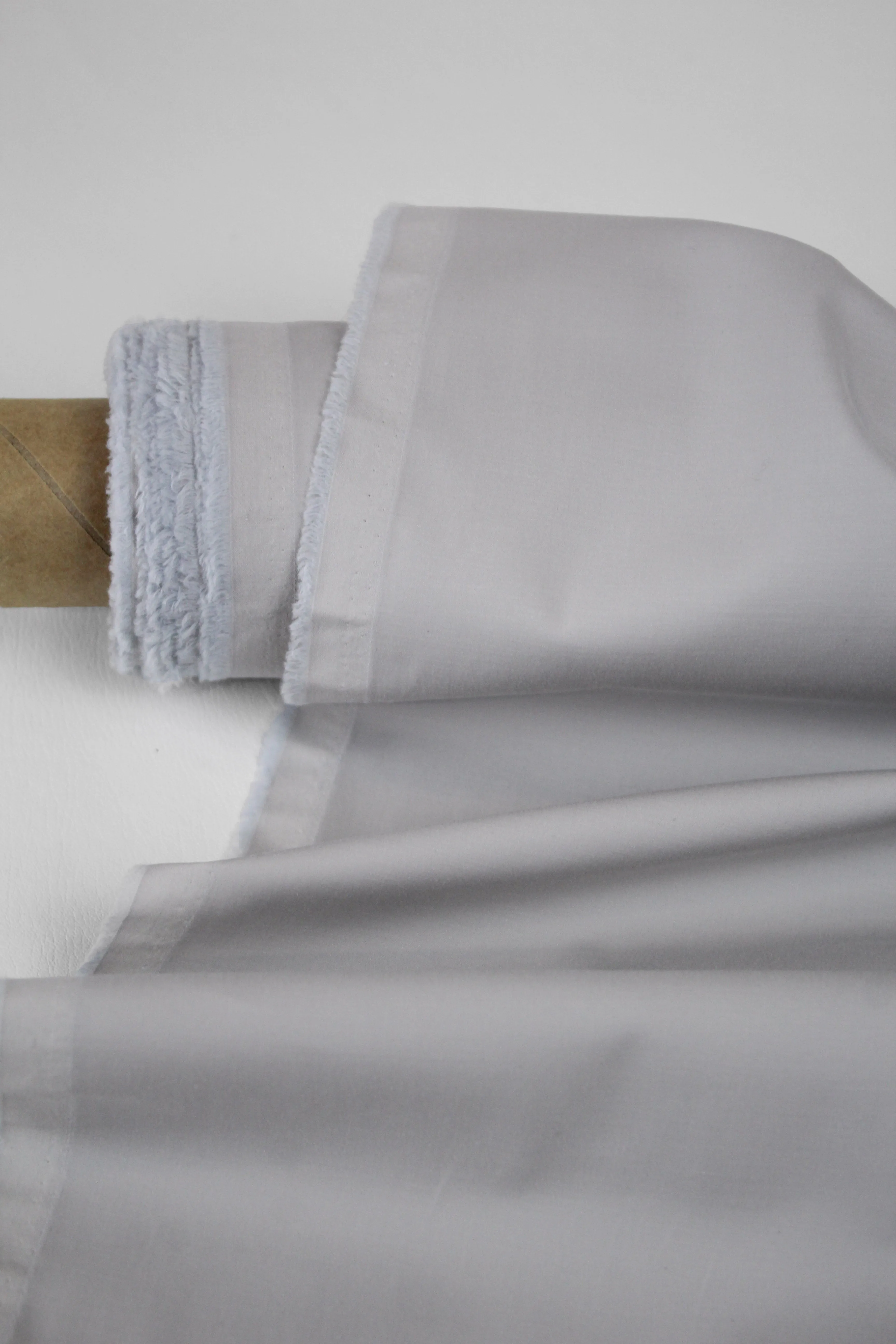 Ellis - Cotton Cupro Shirting | Silver