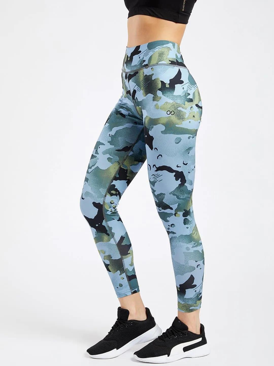 Essential Camo Printed Full Length Leggings#2