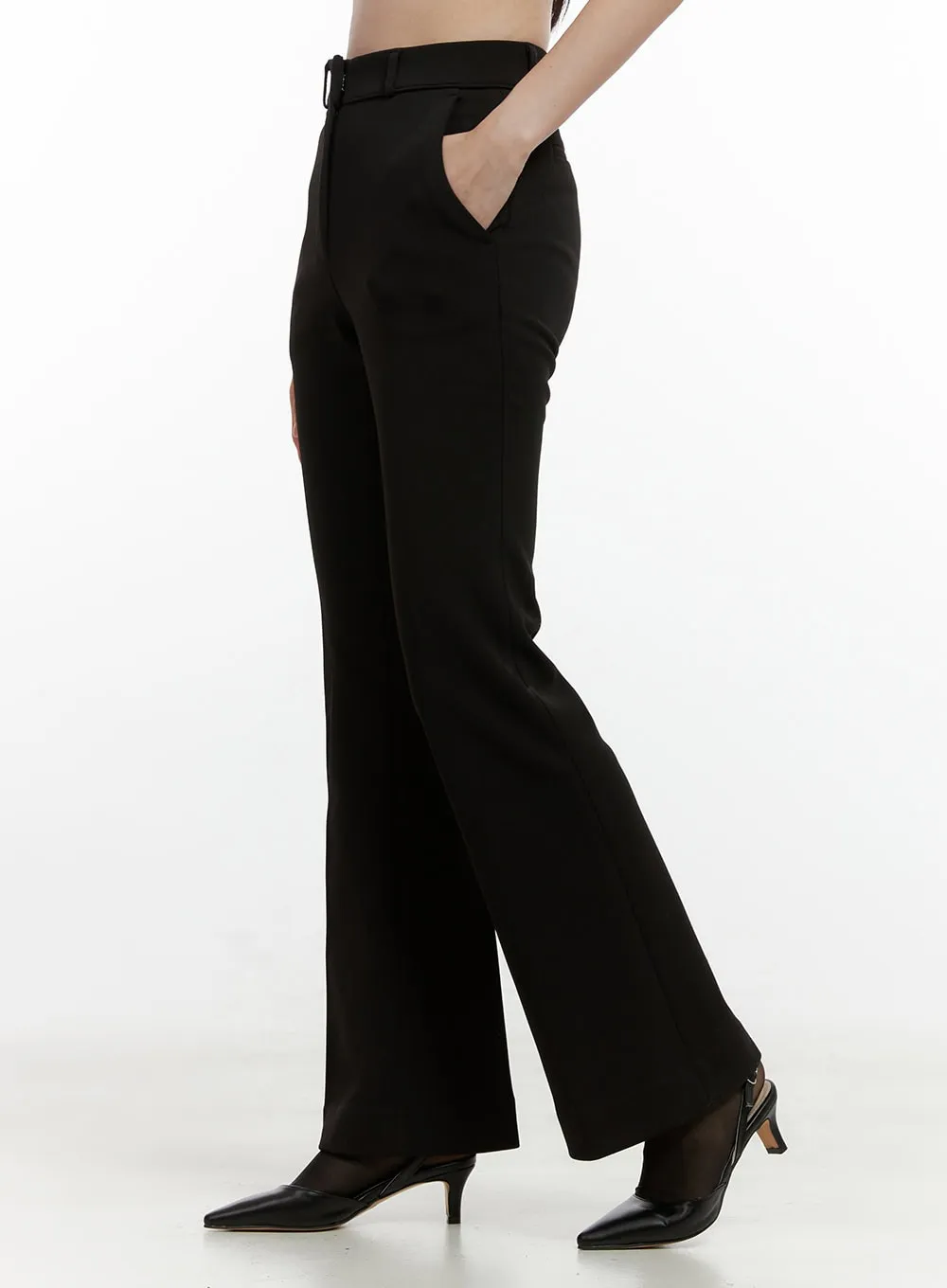 Flared Warm Trousers ON408