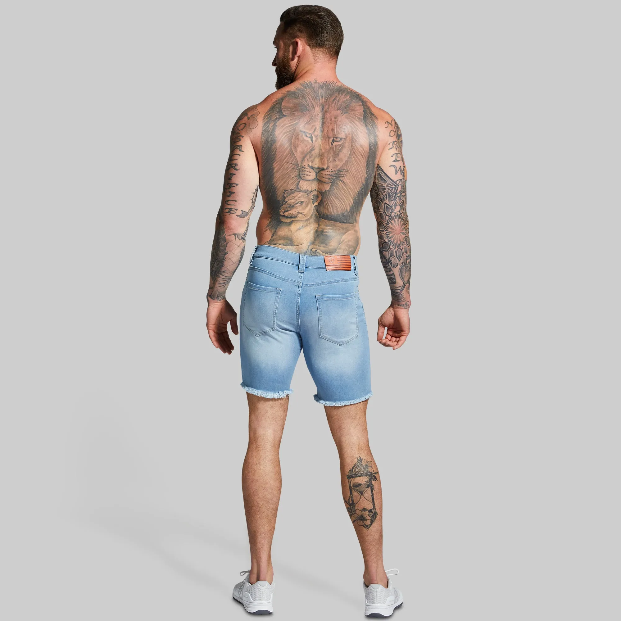 FLEX Stretchy Jort (Denim)