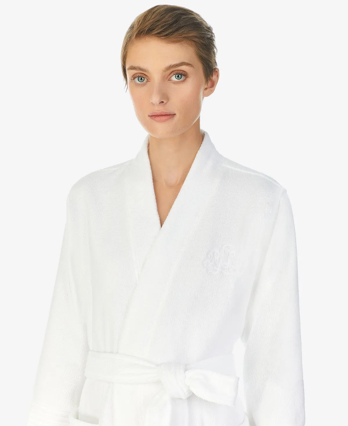 Greenwich Lauren Ralph Lauren terry bathrobe, white