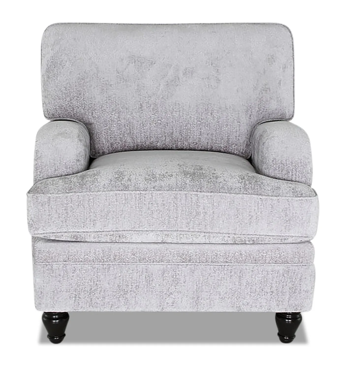 Greycliff Chenille Chair - Platinum