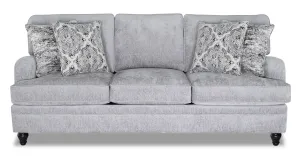 Greycliff Chenille Sofa - Platinum