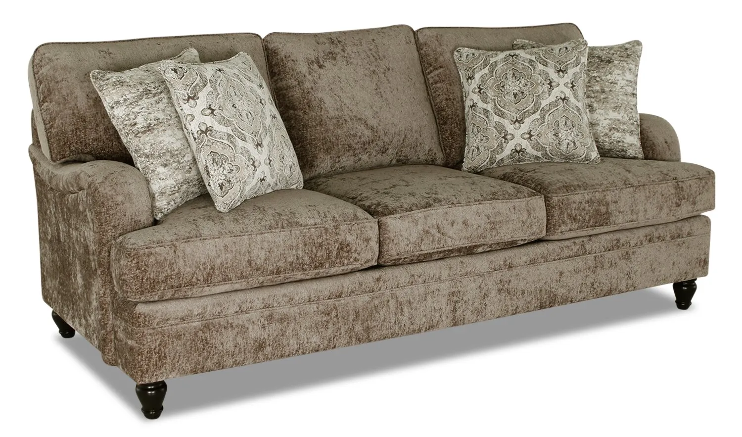 Greycliff Chenille Sofa - Toffee