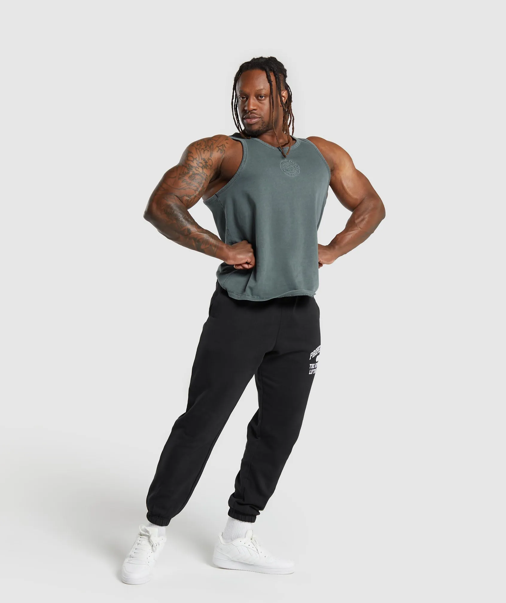 Gymshark Premium Legacy Tank - Cargo Teal