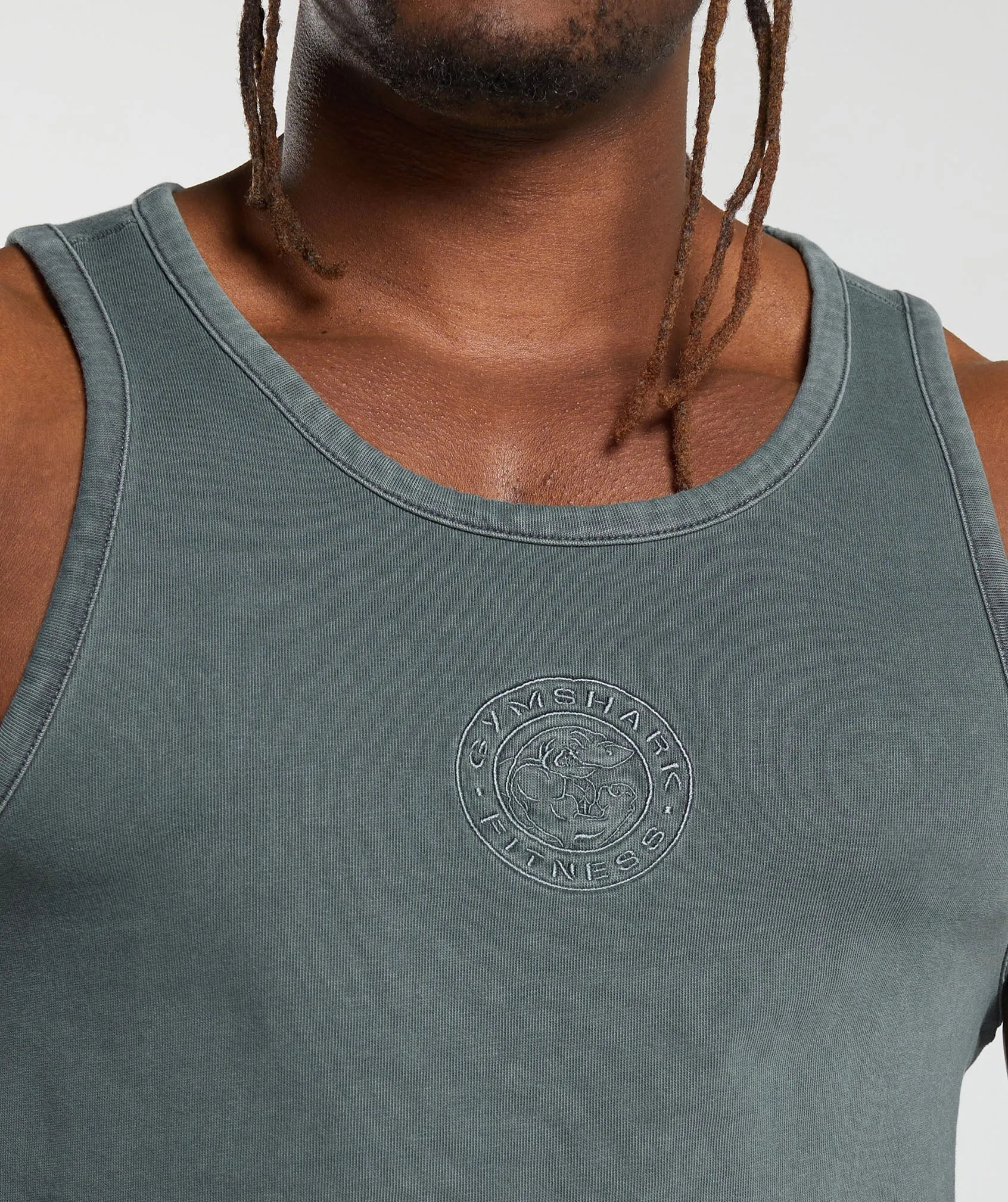 Gymshark Premium Legacy Tank - Cargo Teal