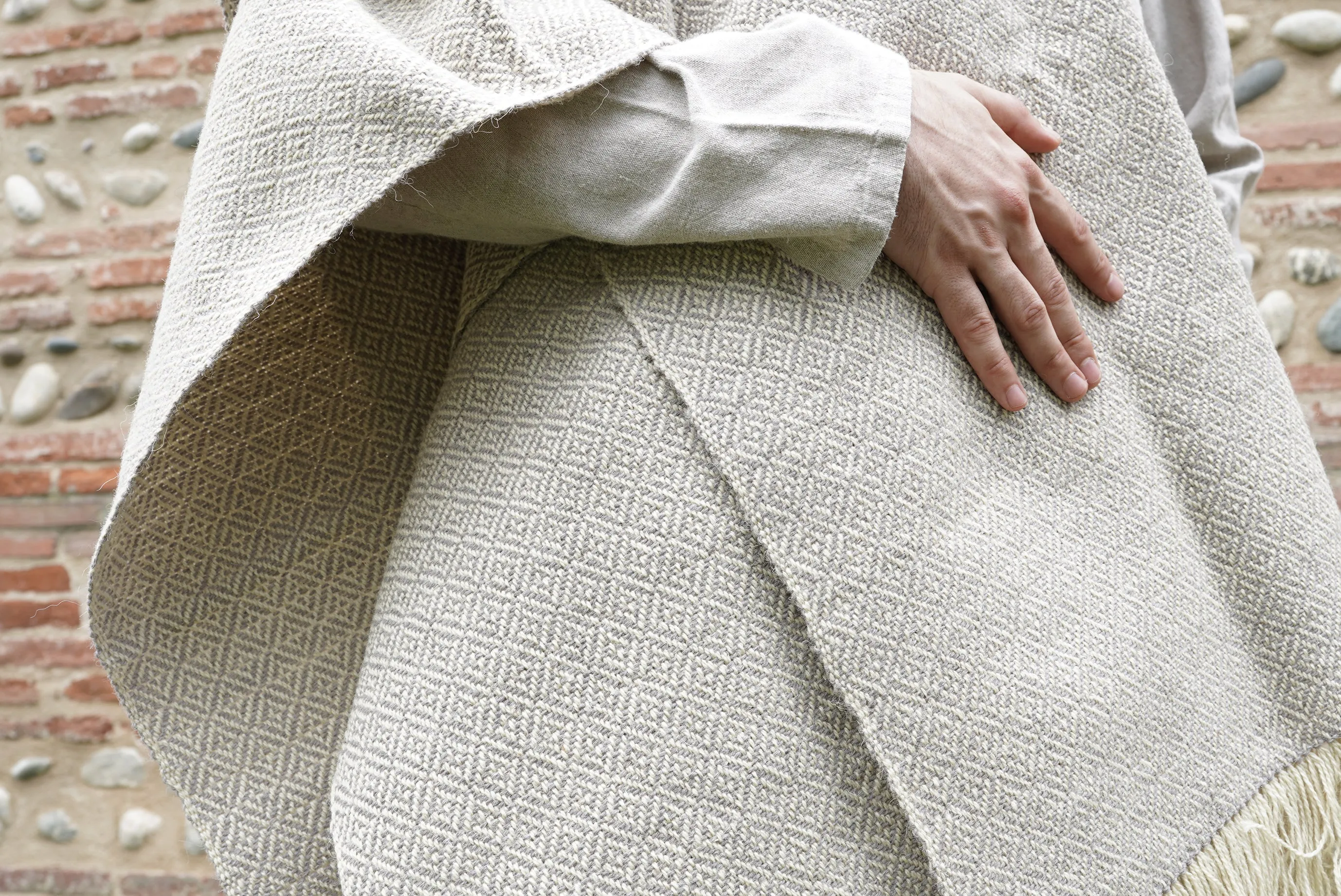 Handwoven Diamond Twill Cloaks