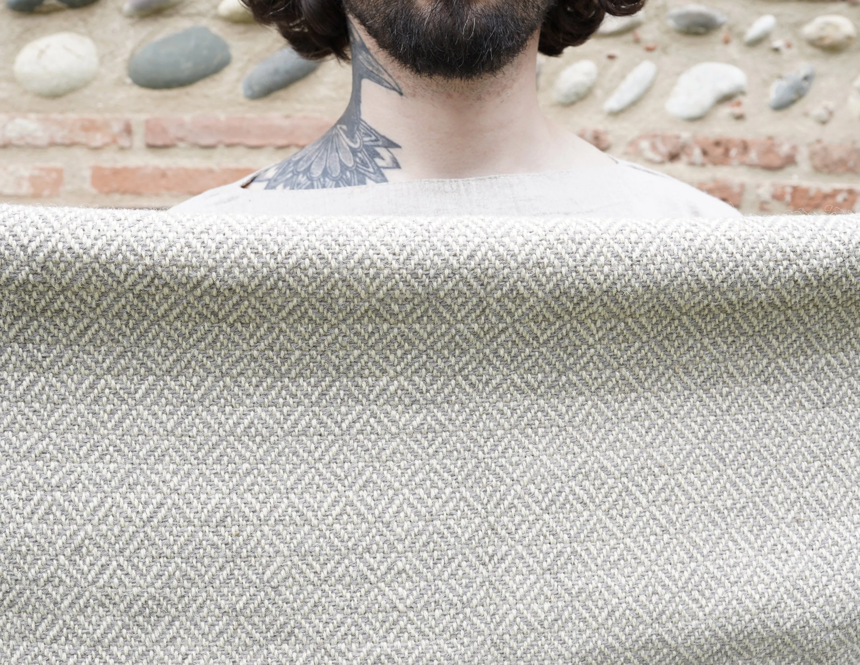 Handwoven Diamond Twill Cloaks