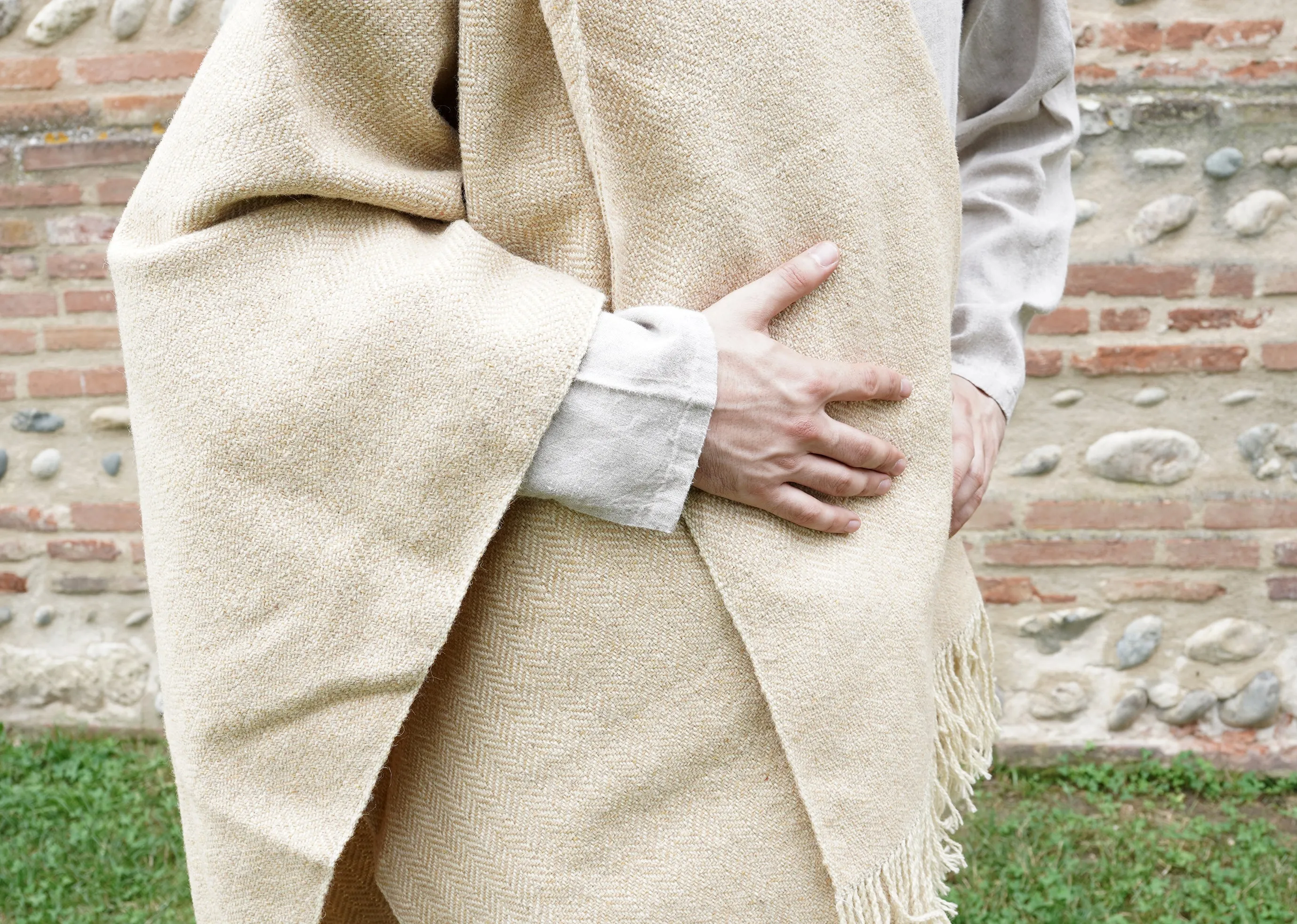 Handwoven Herringbone Twill Cloaks