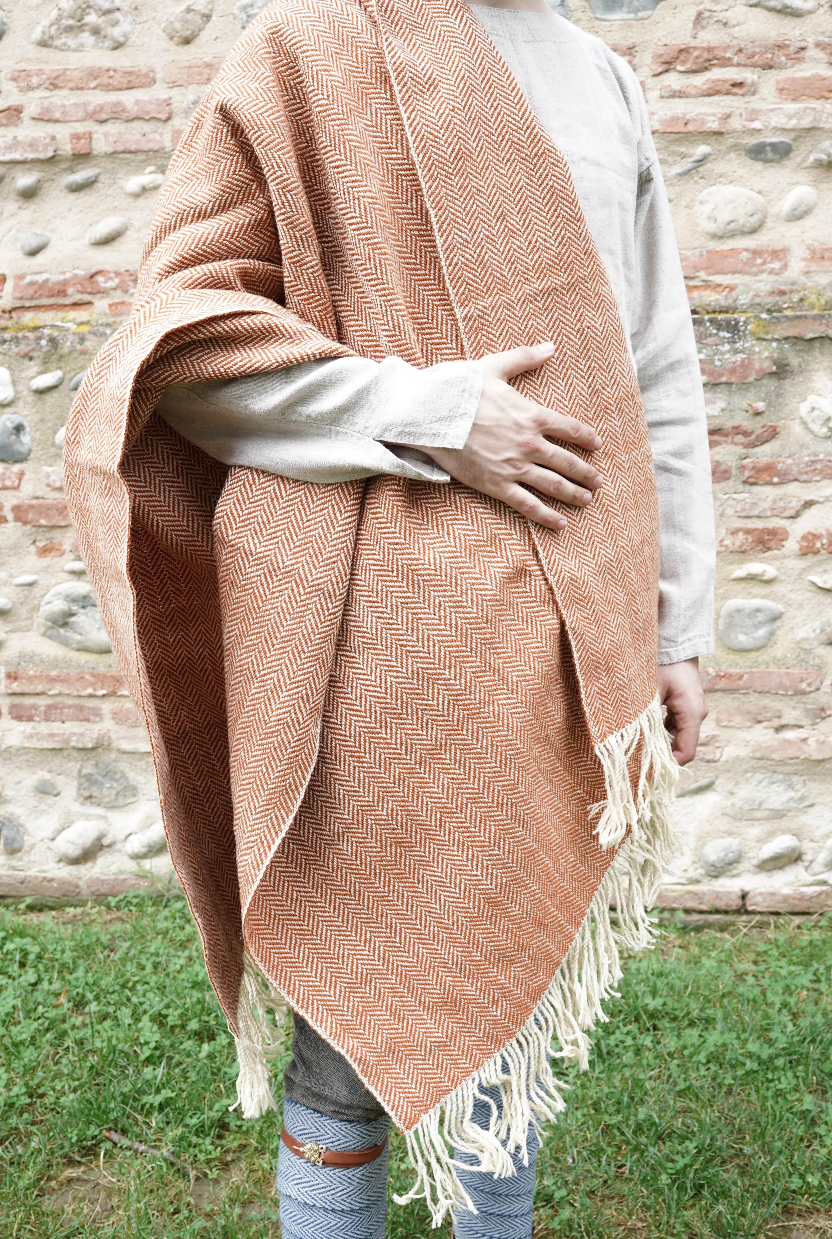 Handwoven Herringbone Twill Cloaks