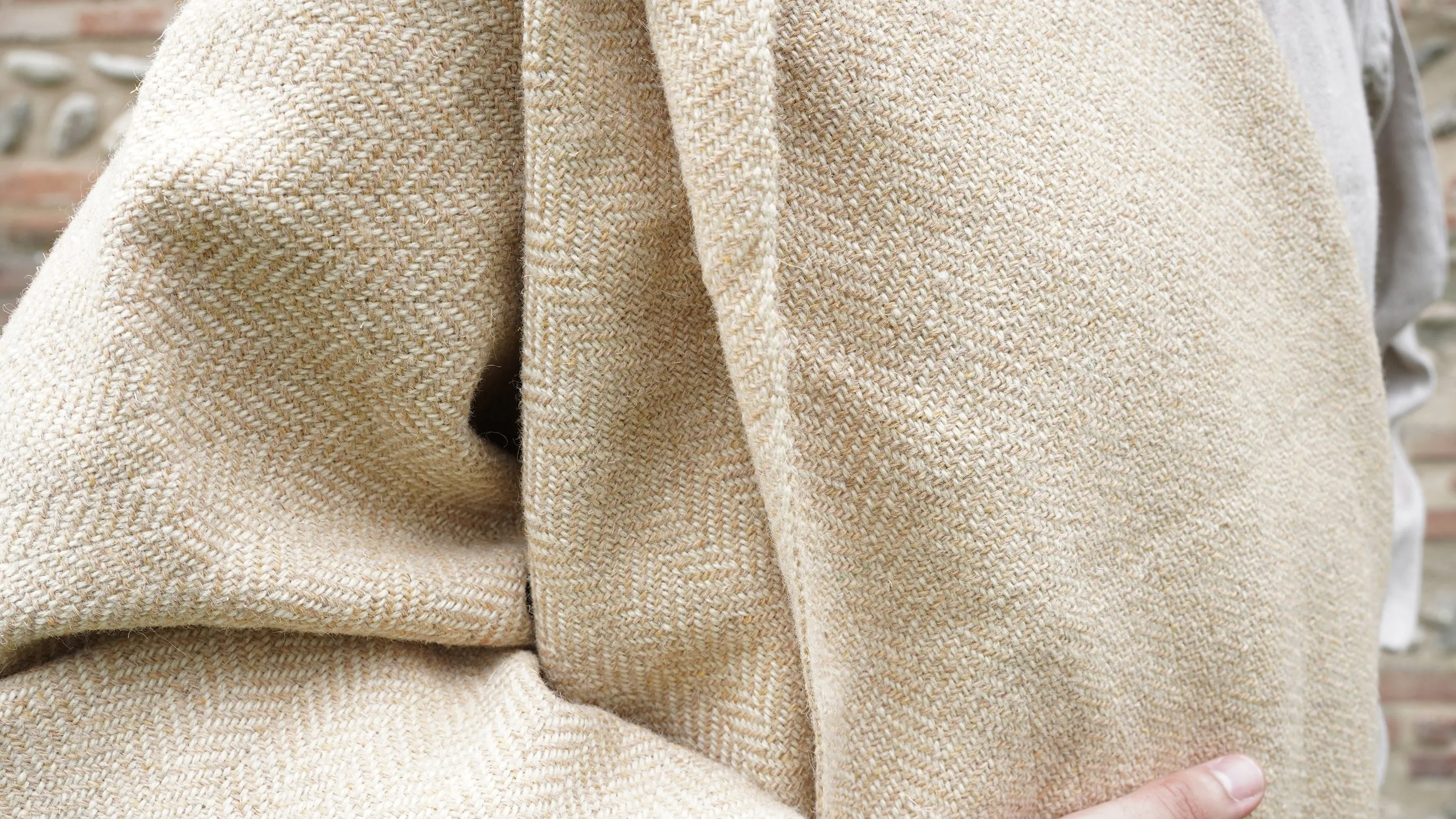 Handwoven Herringbone Twill Cloaks