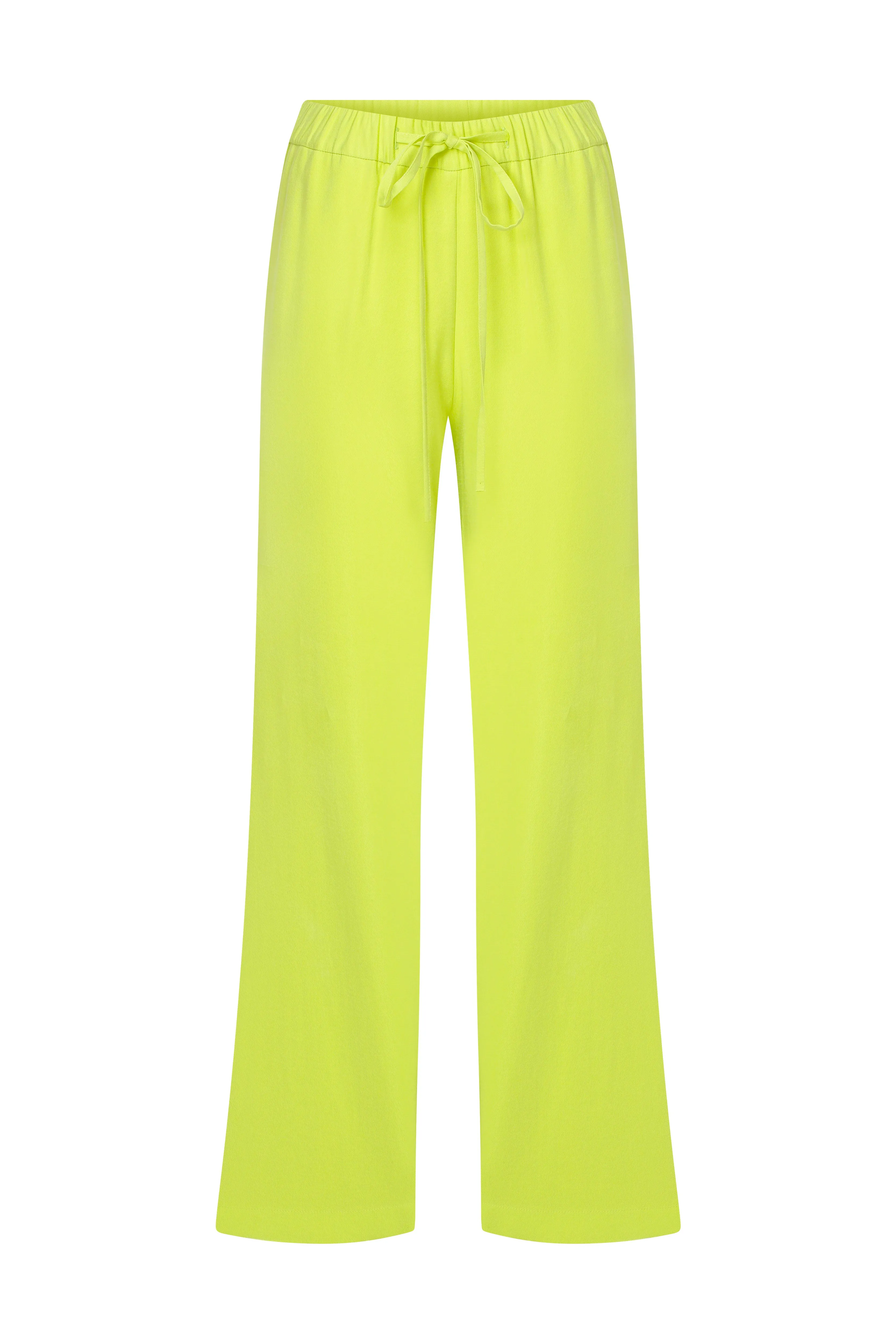 Kyra Cropped Trousers in Lime