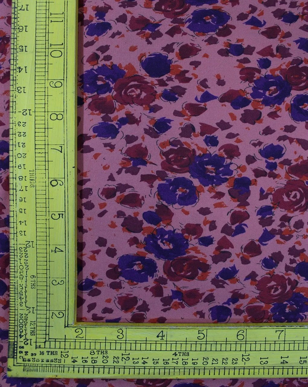 Light Brown And Multicolor Floral Print Rayon Fabric