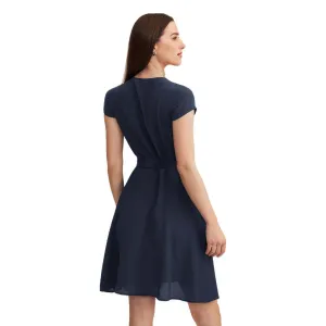 LILYSILK Figure-flattering silk wrap dress Lilysilk