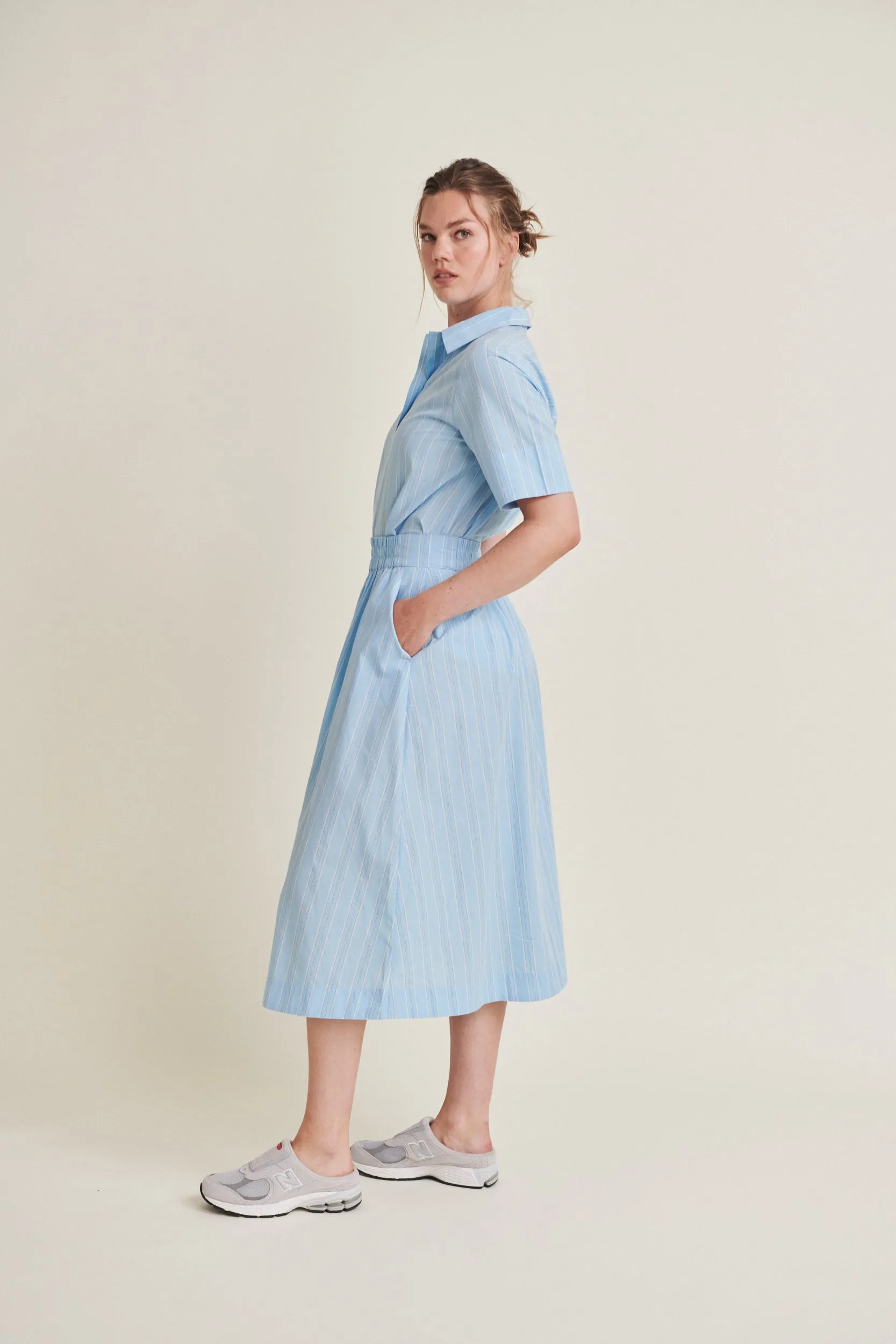 Marina Skirt - Airy blue / Lotus / Birch / Classic Blue