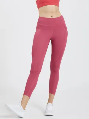 Maxtreme Power me Hippie Pink Ankle Pockets Leggings