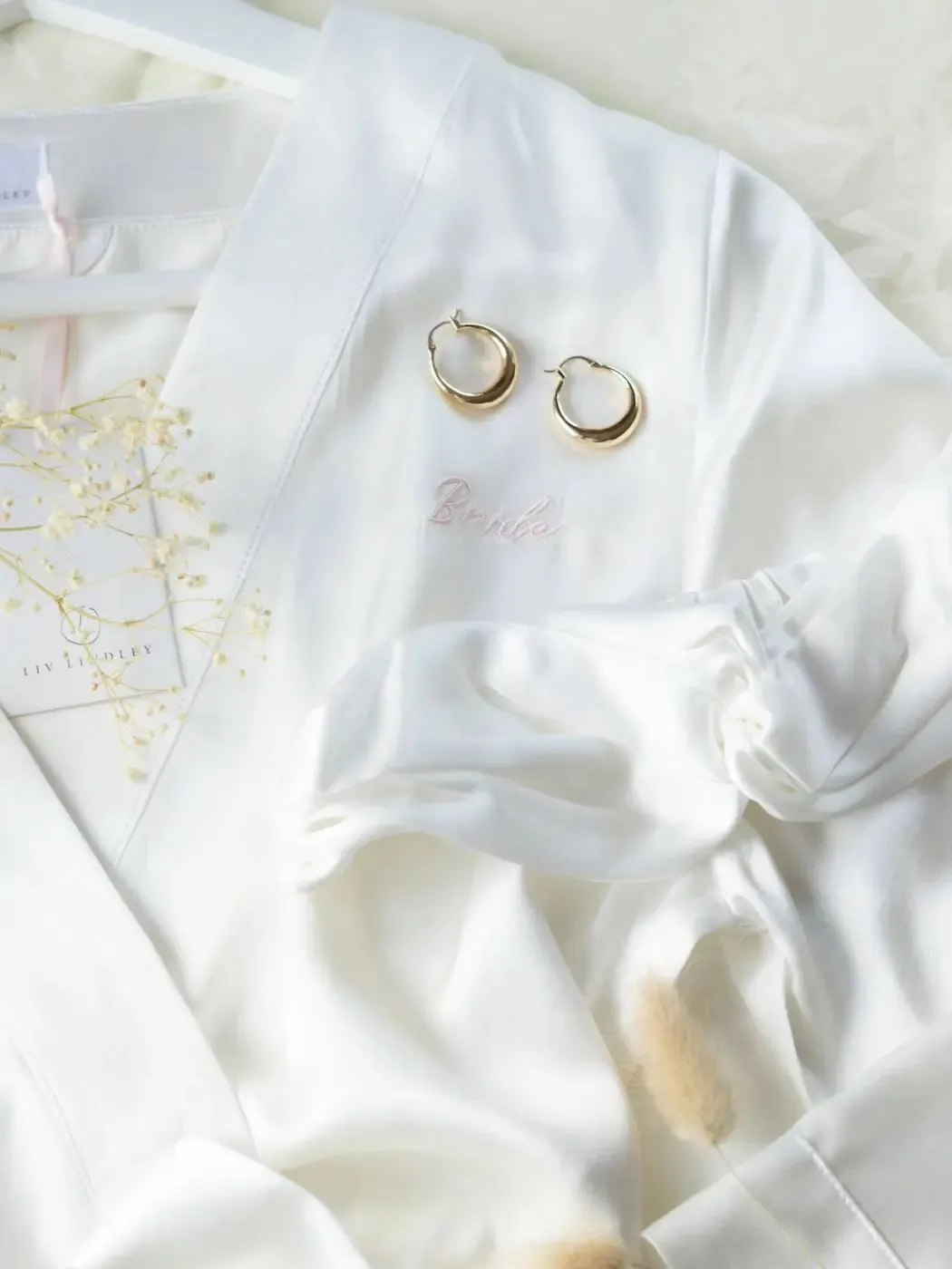 Mulberry Silk Bridal Dressing Gown