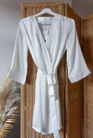 Mulberry Silk Bridal Dressing Gown