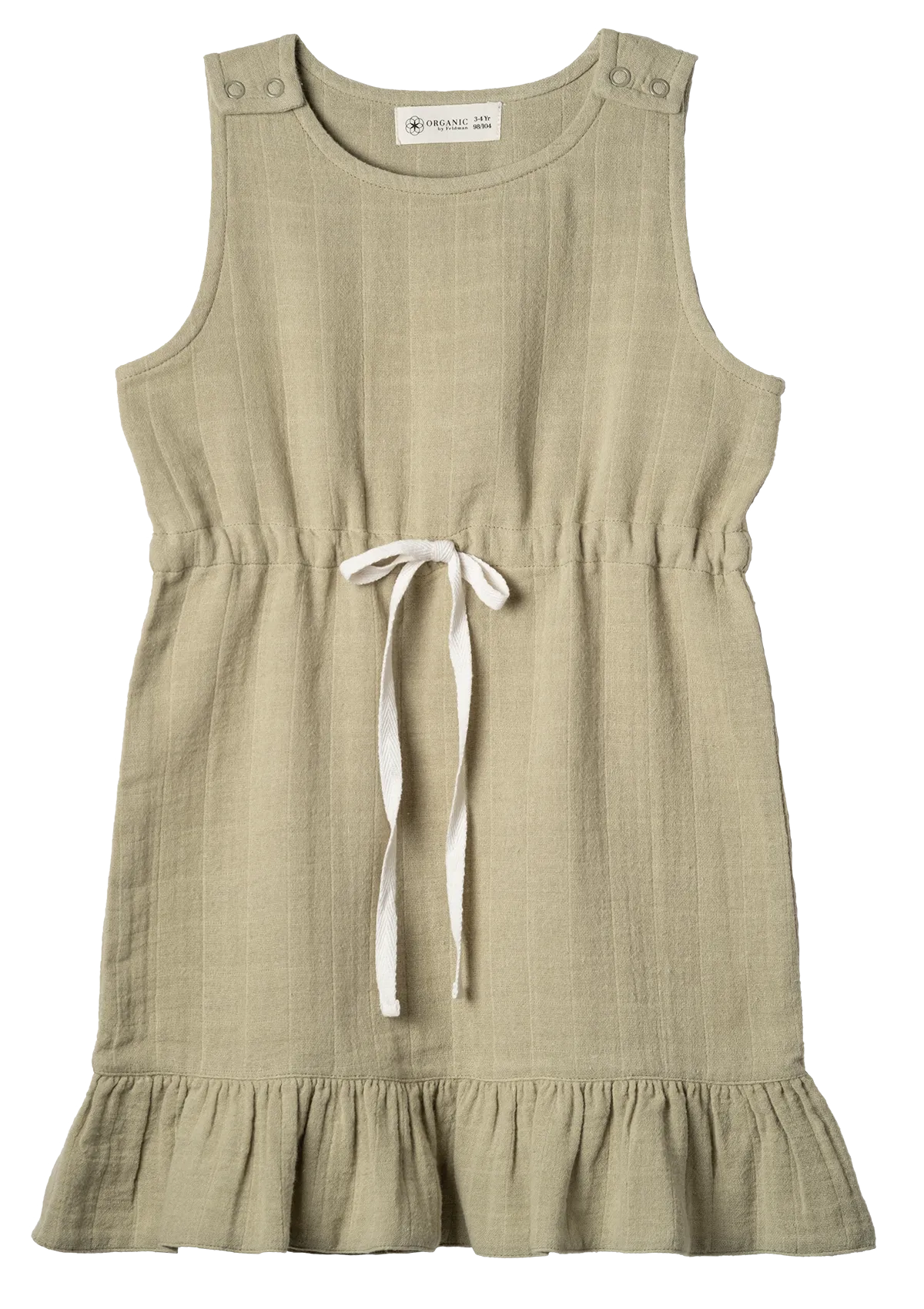 Muslin Jumper Dress Drawstring Plants Delight