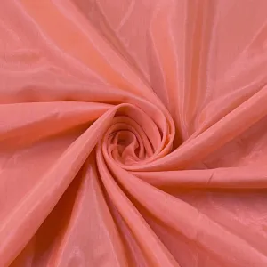 Neon Orange Solid Shantoon Fabric