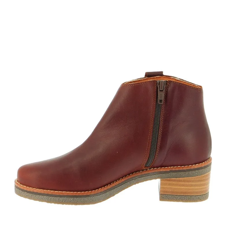 Nu By Neo Devi Dark Tan Ankle Boot