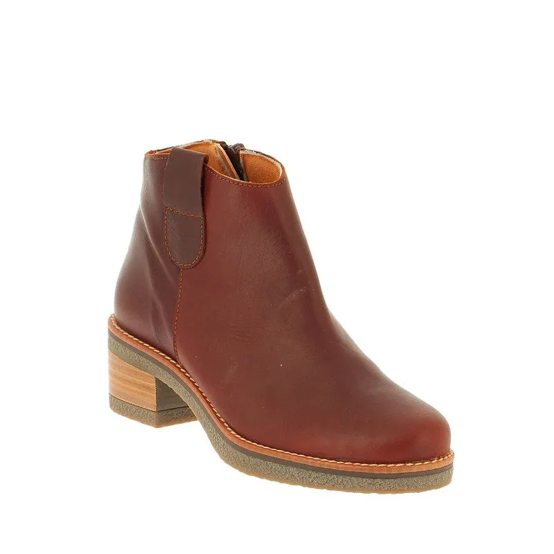 Nu By Neo Devi Dark Tan Ankle Boot