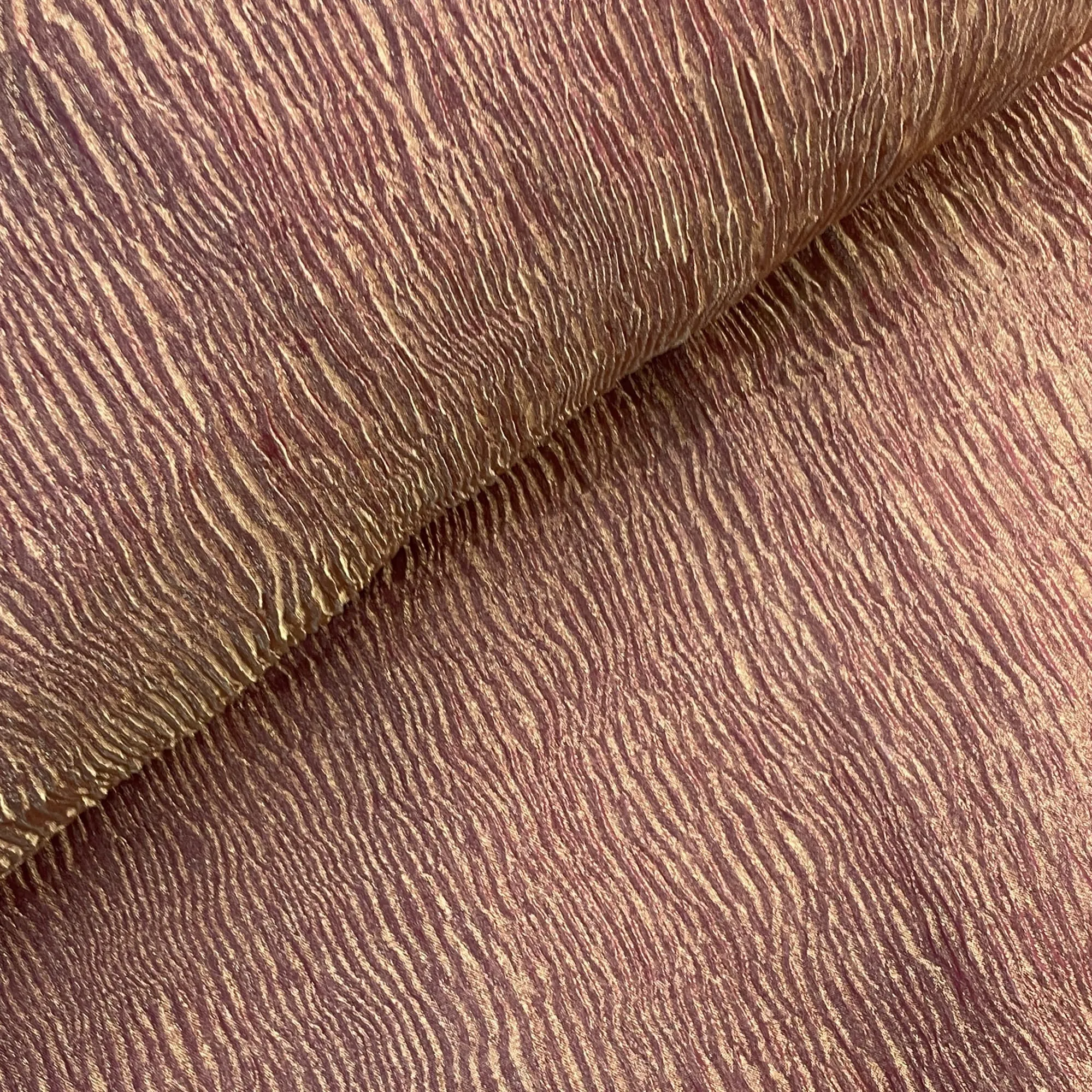 Pink Solid Crushed Tissue Fabric 18762