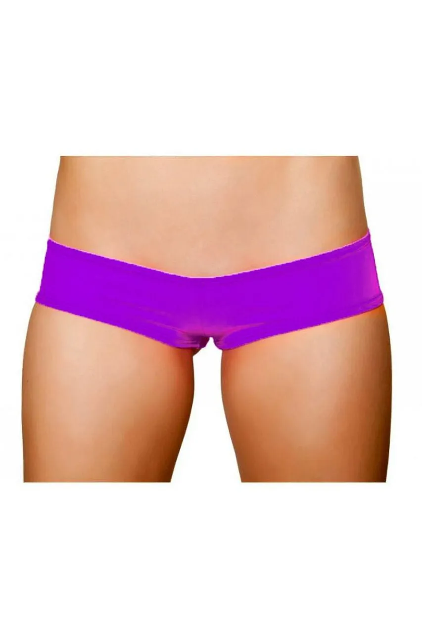 Purple Low Rise Shorts